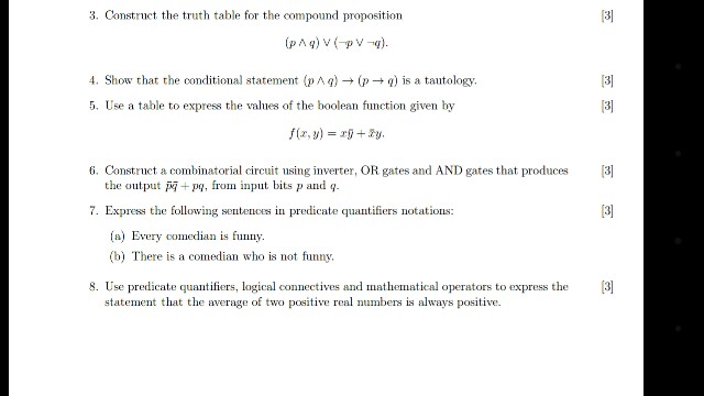 Solved Construct The Truth Table For The Compound Proposi Chegg Com