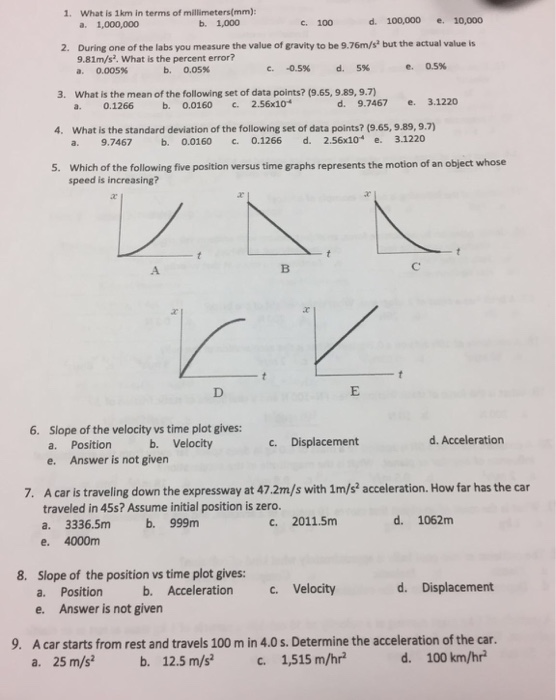 Solved What Is 1km In Terms Of Millimetres Mm 1 000 000 Chegg Com