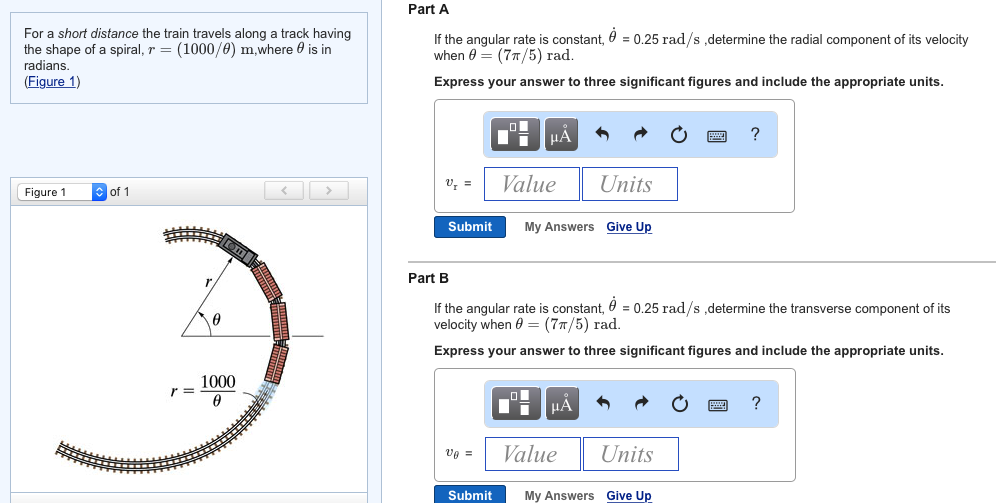 Solved For A Short Distance The Train Travels Along A Tra