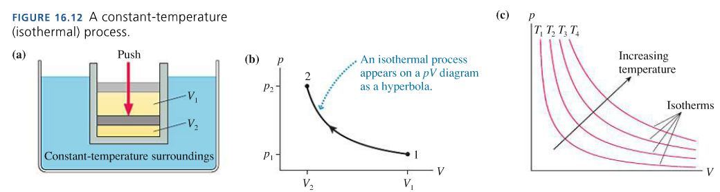 Solved In Figure 16 12c What Is True Of The Isotherm Cur Chegg Com