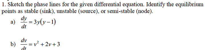 How To Draw Phase Line Differential Equations