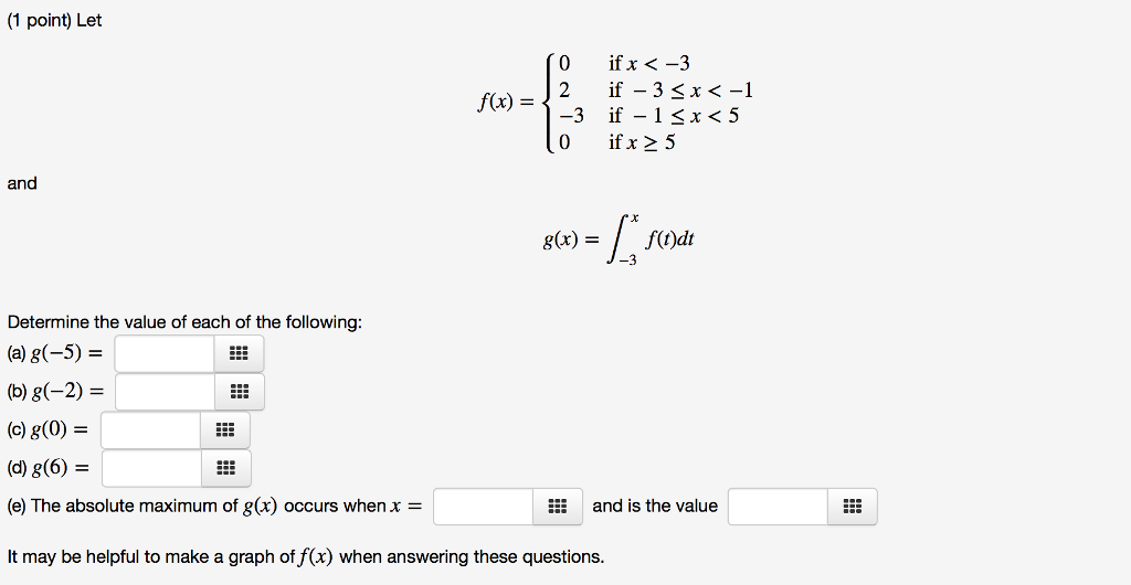 Let F X 0 If X 3 2 If 3 Lessthanorequalto X Chegg Com