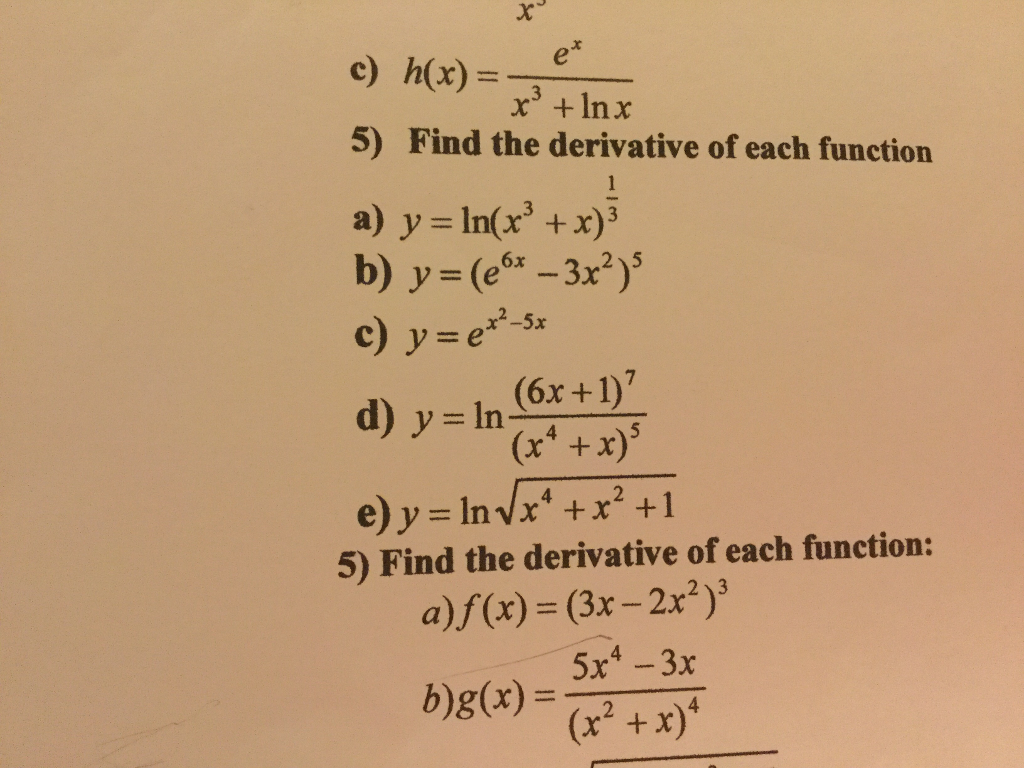 Y ln x 4. X^2-2x+Ln(2-x)=Ln(2-x)+3. X-Ln(1+x^2). Ln*(5-x^2/5+x^2). Y=Ln 1-x/x+3.