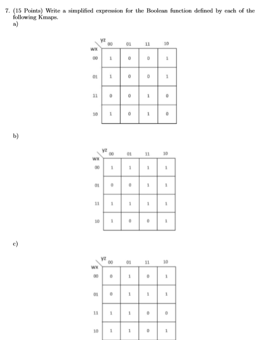 Solved Construct A Truth Table For The Following Xyz X Chegg Com