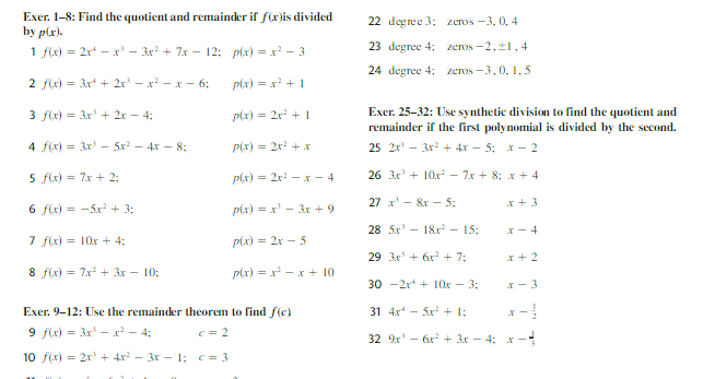 Solved Find The Quotient And Remainder If F X Is Divided Chegg Com