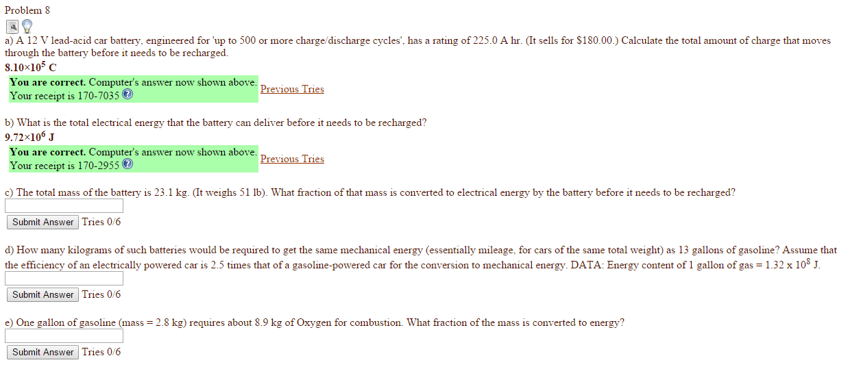 C The Total Mof The Battery Is 23 1 Kg It W C The Total Mof The Battery Is 23 1 Kg It W