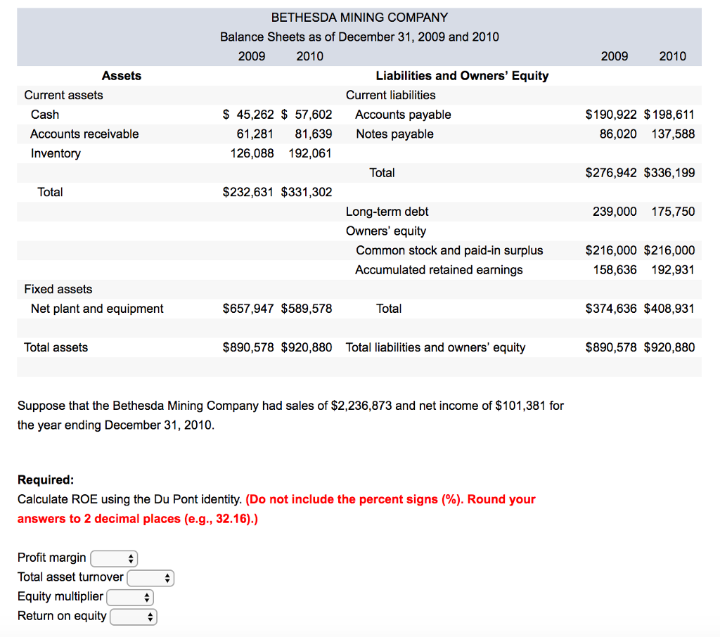 finance archive september 06 2017 chegg com bethesda mining company reports the following balance sheet information for 2013 and 2014