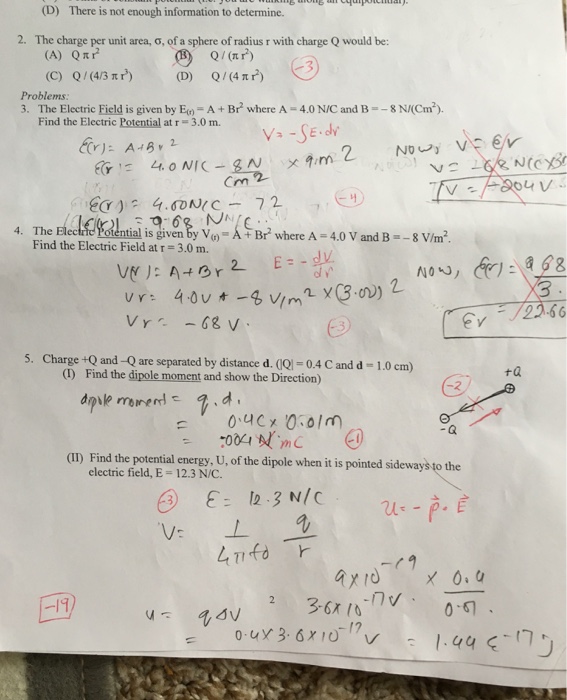 Solved The Charge Per Unit Area Sigma Of A Sphere Of Ra Chegg Com