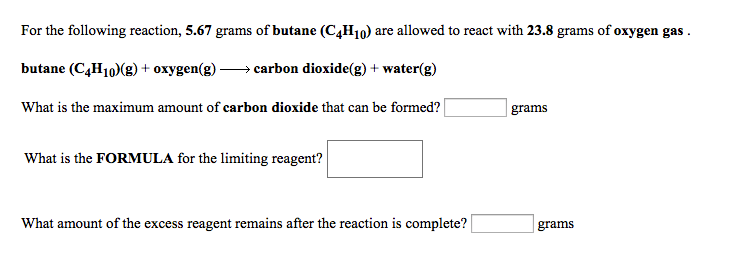 Solved For The Following Reaction 0 373 Grams Of Hydrogen Chegg Com