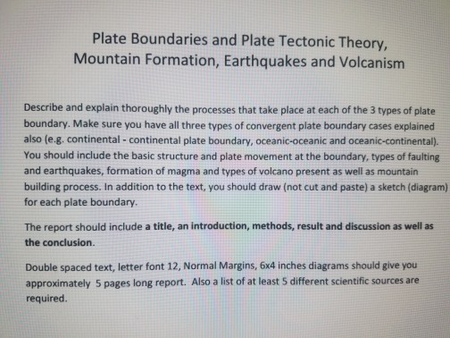 Реферат: Convergent Plate Boundaries Essay Research Paper When