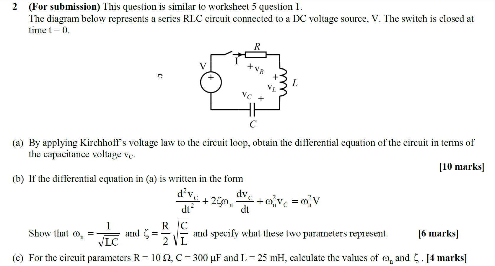 This question is similar to worksheet 5 question 1