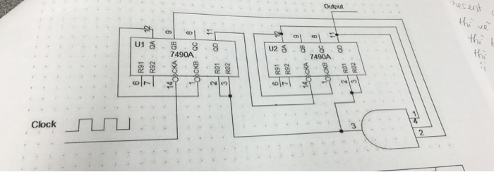 Solved The 7490 Ic Is A Decade Counter Describe The Func Chegg Com