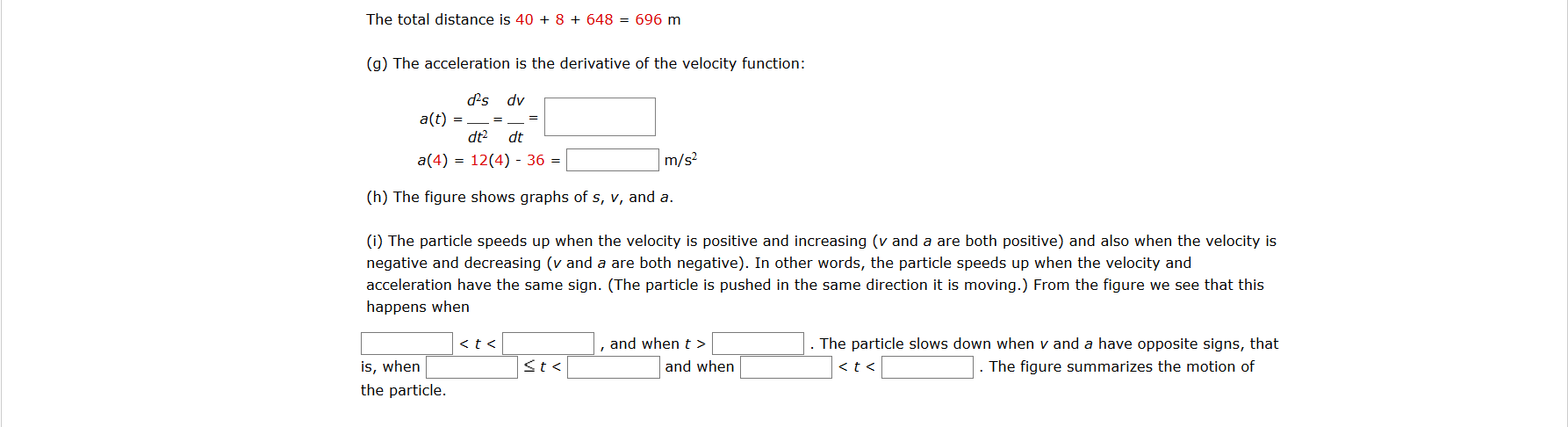 Solved Example 1 The Position Of A Particle Is Given By T Chegg Com