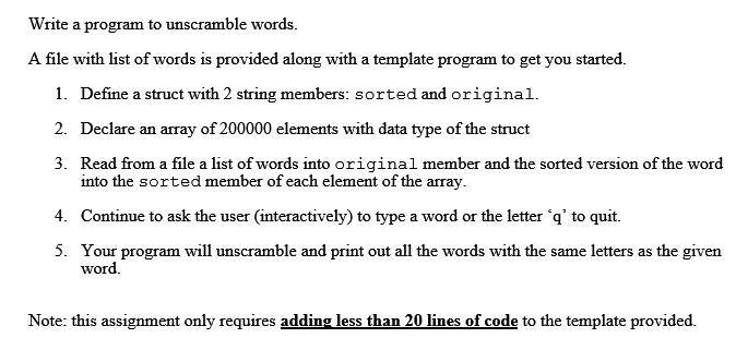Unscramble Program The Language I m Using Is C Unscramble Program The Language I m Using Is C