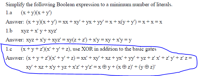 Solved Please Explain 3 How To Solve From Xy Xz Chegg Com