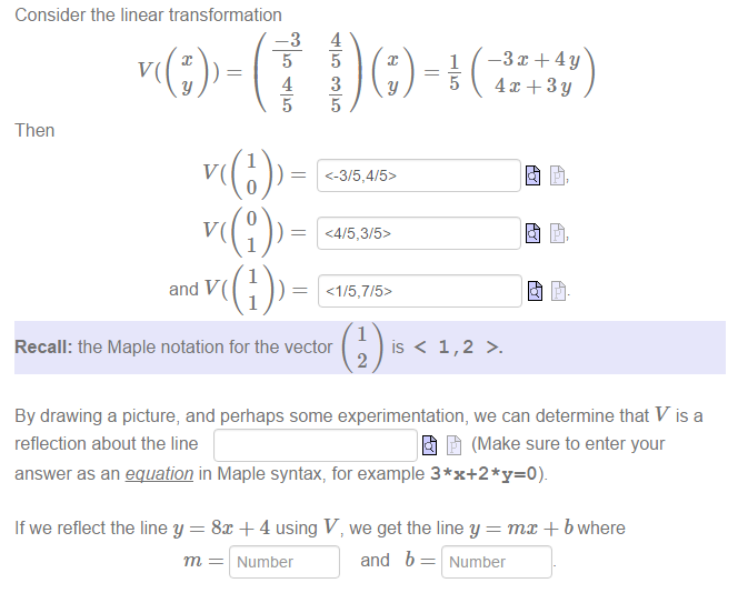 Consider The Linear Transformation V X Y 3 5 Chegg Com