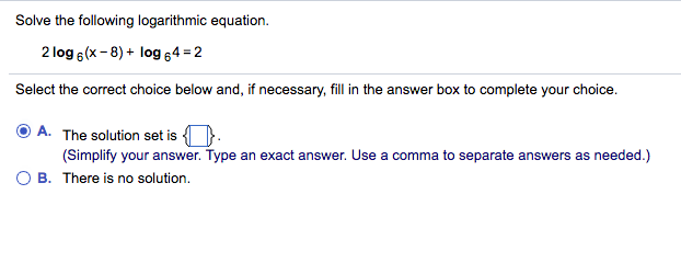 Solved Solve The Following Logarithmic Equation 2 Log X Chegg Com Solved Solve The Following Logarithmic Equation 2 Log X Chegg Com