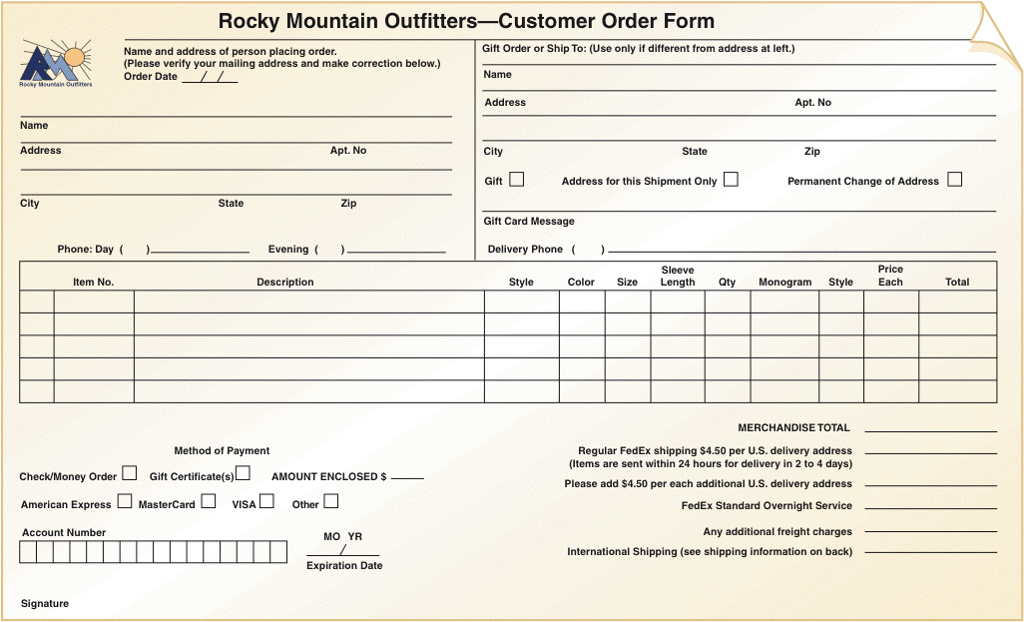 Only attempt. Quick order forms. Customer order form Listening. European transport order form. Gift for order.