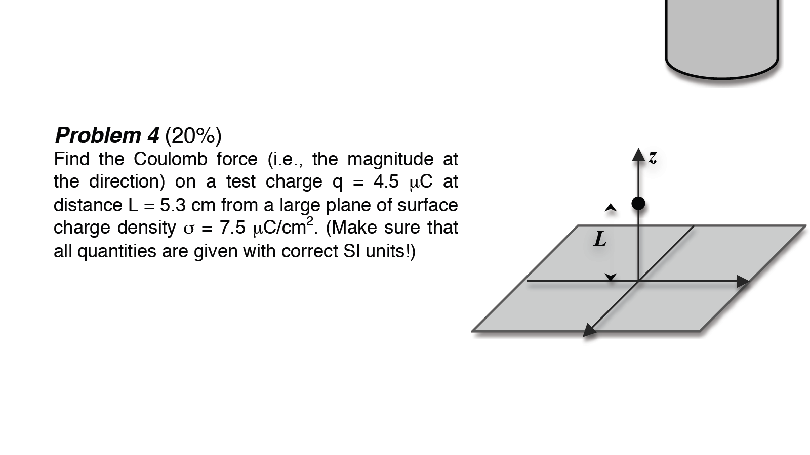 Solved Find The Coulomb Force I E The Magnitude At The Chegg Com