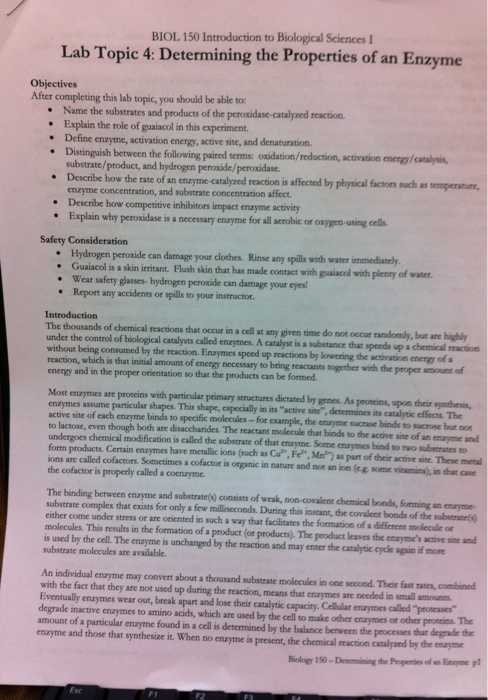 Biology 1406 Lab Manual Solutions