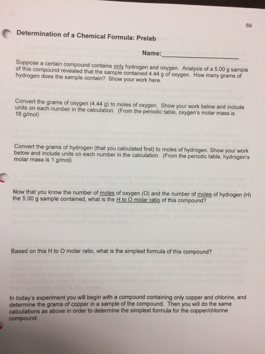 Here is a great explanation of A Chemical Compound in with good examples