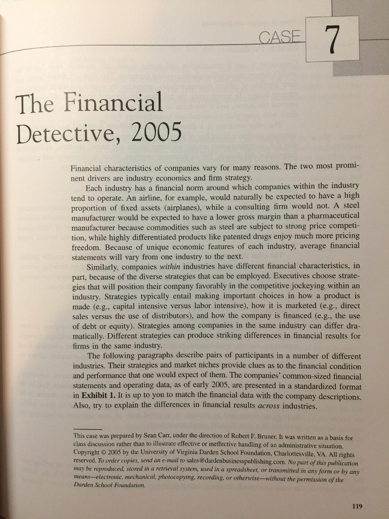 The financial detective 2005
