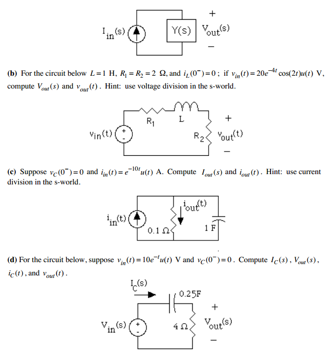 Solved B For The Circuit Below L I H R1 R2 2 Om Chegg Com