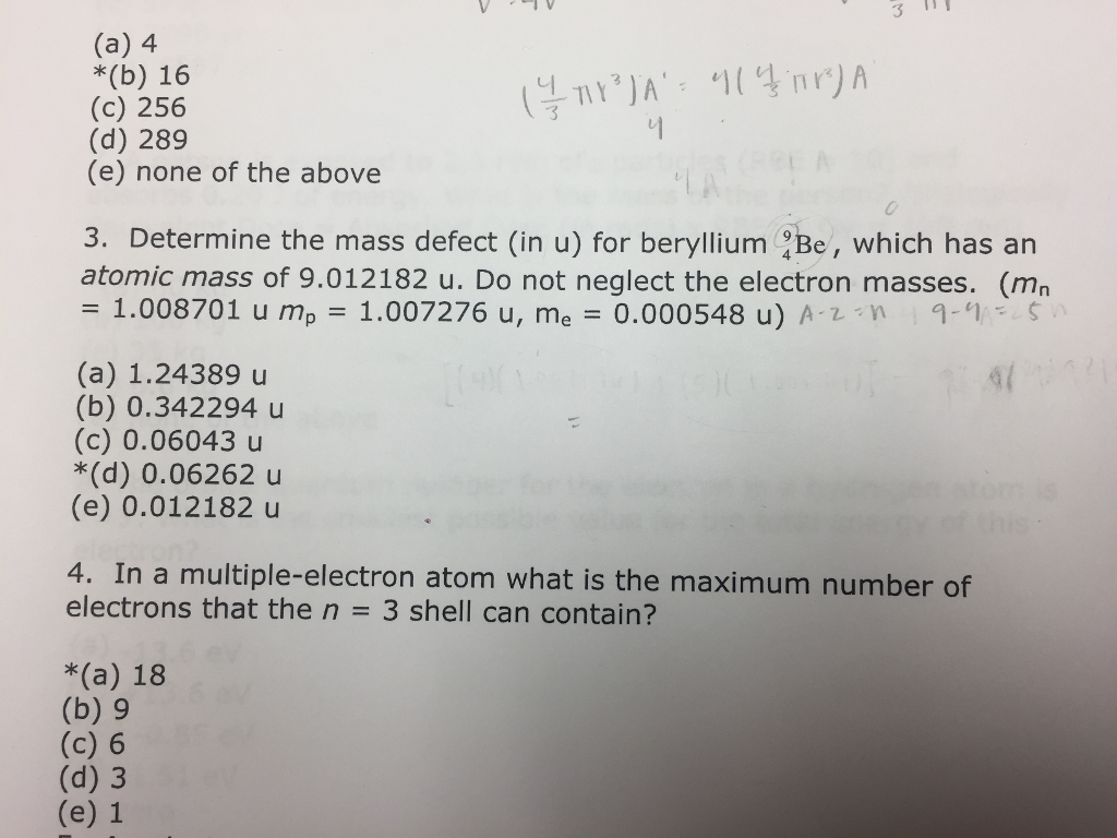 ... None 16 Solved: (c) (a) 3 (d) 4 The 289 了 *(b) Of (e) 256