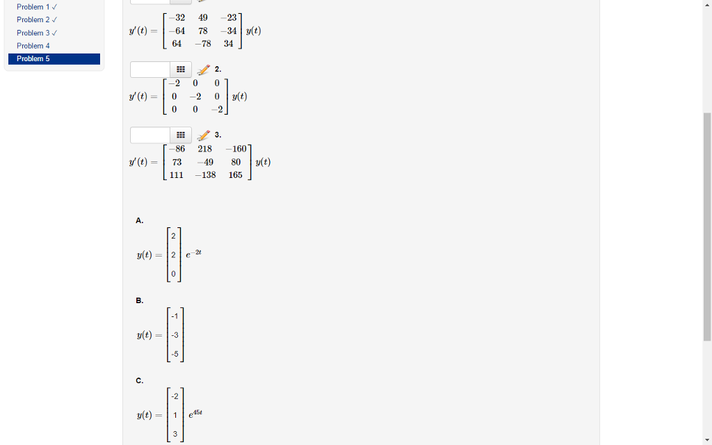 Match The Differential Equations And Their Vector Valued Function Solutions 37+ Pages Summary [725kb] - Latest Update 