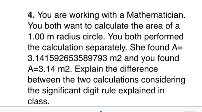 Solved You Are Working With A Mathematician You Both Wan Chegg Com