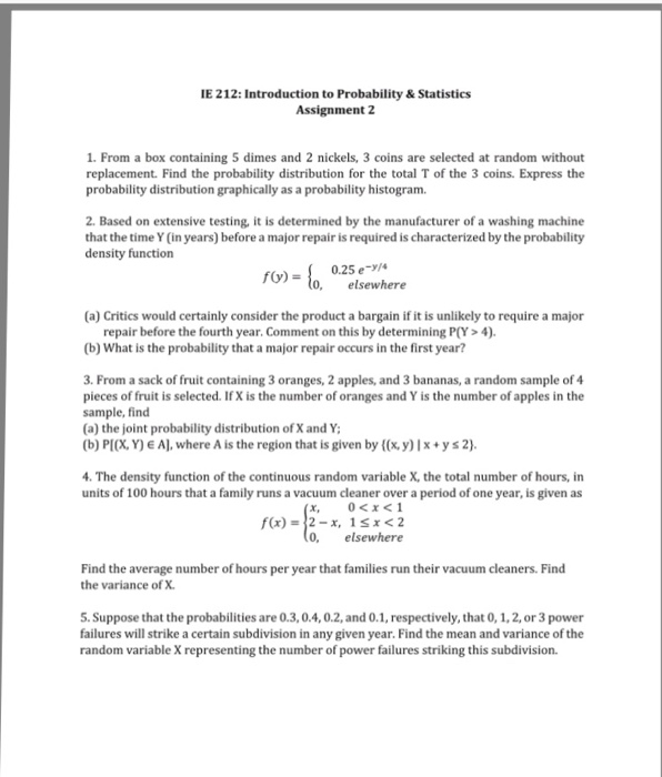 Solved From A Box Containing 5 Dimes And 2 Nickels 3 Coi Chegg Com