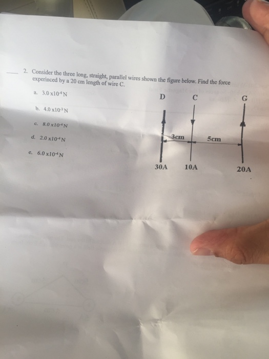 Solved Consider the three long, straight, parallel wires | Chegg.com