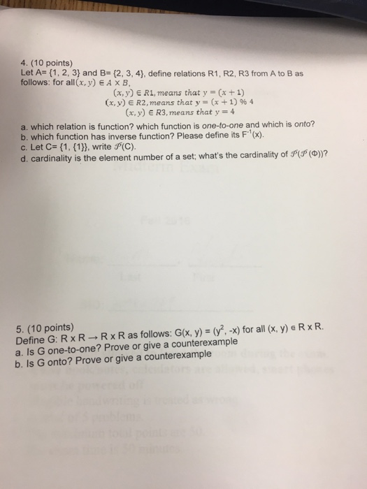 Solved Let A= {1, 2, 3} and B= {2. 3, 4}, define relations | Chegg.com