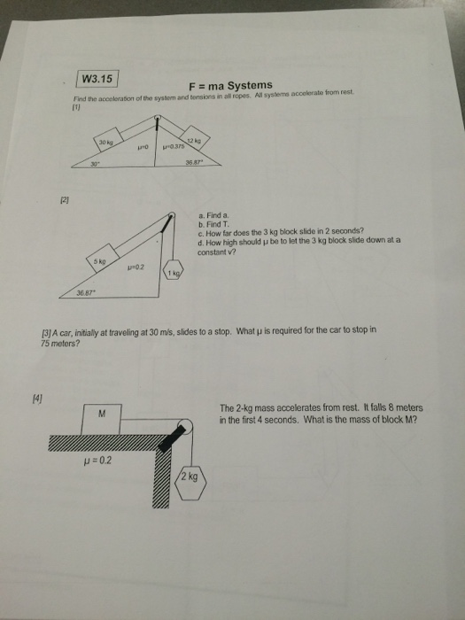 Please Help With These Physics Problems! :) | Chegg.com