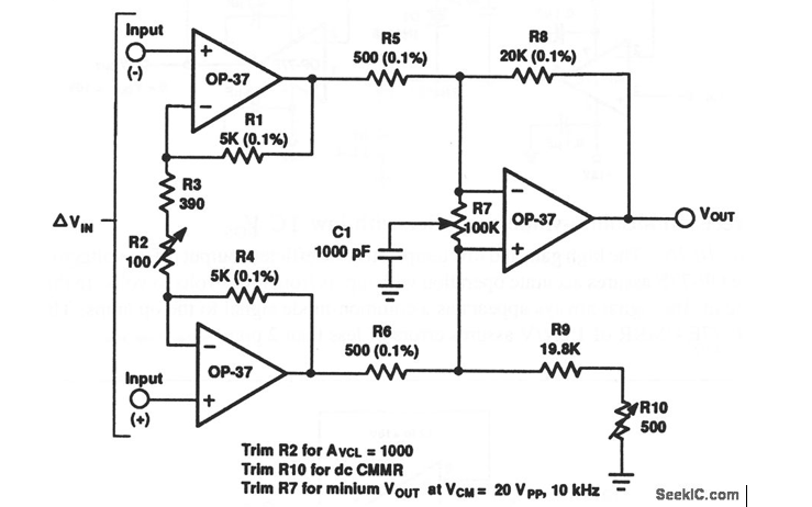 Solved : An 3 op-amp InAmp is given in the following | Chegg.com