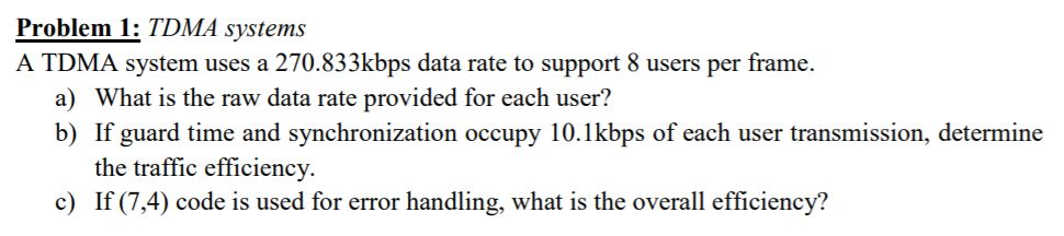 solved-problem-1-tdma-systems-a-tdma-system-uses-a-chegg