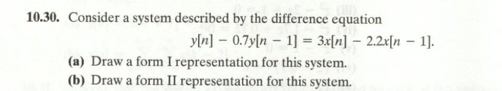 Solved 10.30. Consider a system described by the difference | Chegg.com