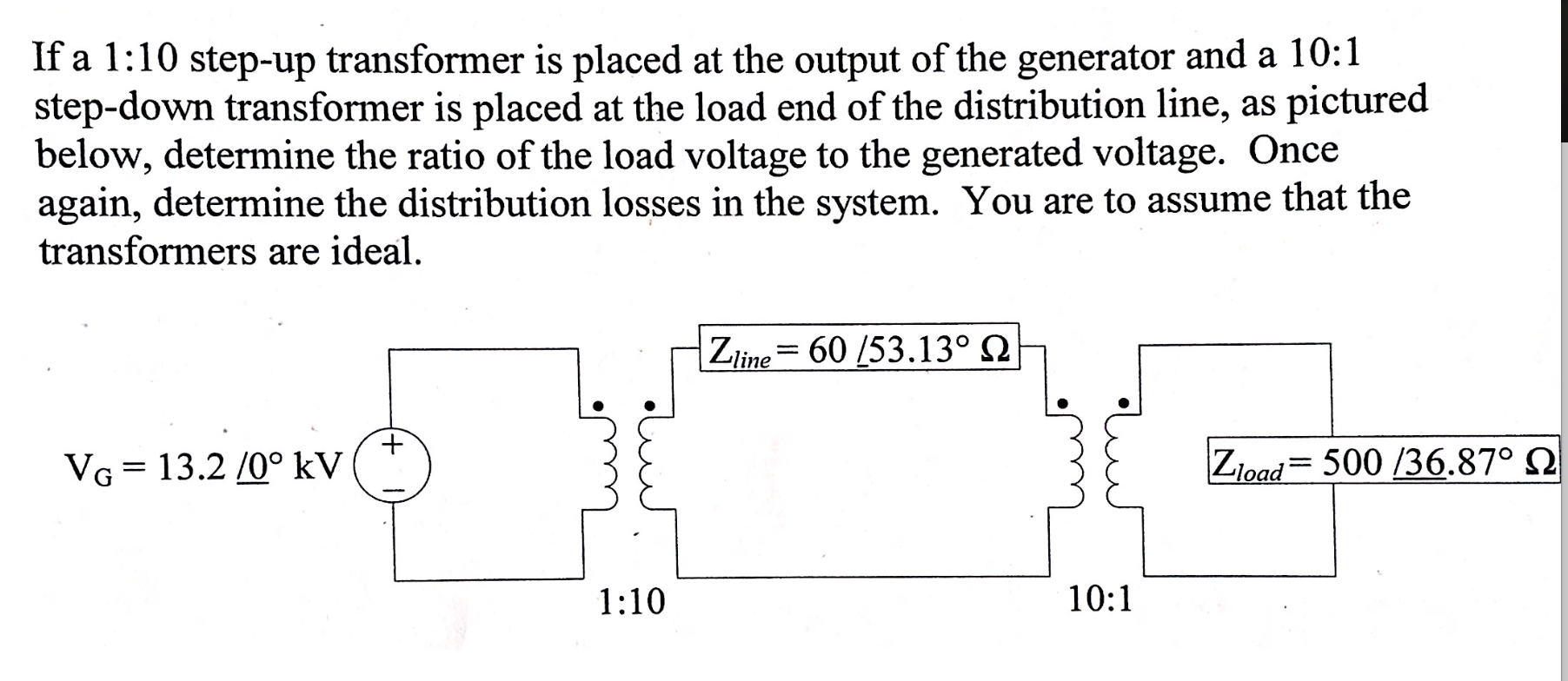 Solved If A 110 Step Up Transformer Is Placed At The Output