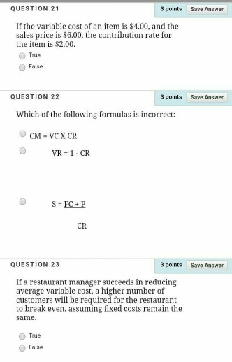 Solved QUESTION 1 3 points Save Answer On the form used for | Chegg.com