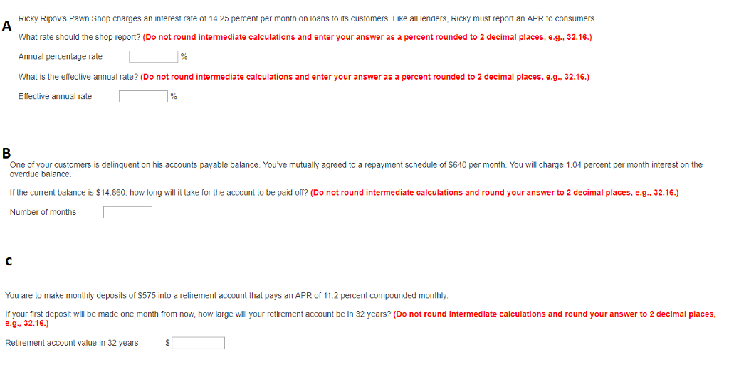 Solved Please Show How To Do Part A,B, And C So I Can Use It | Chegg.com