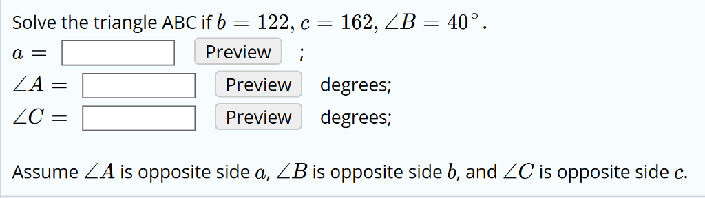 Solved 50% , A 24, B-27. Using The Law Of Sines To Find A | Chegg.com