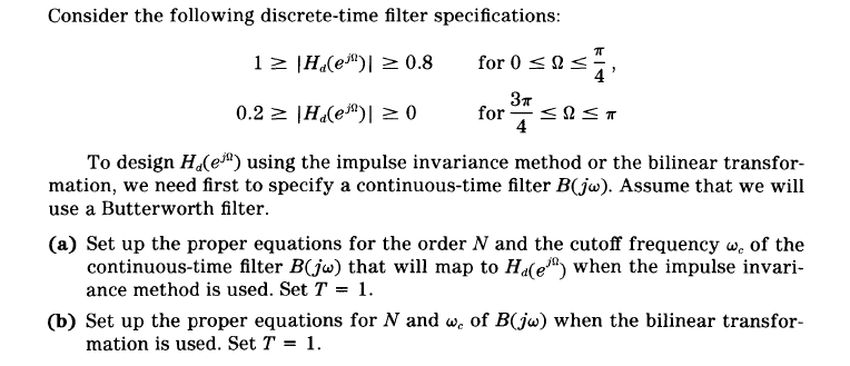 Solved Consider The Following Discrete-time Filter | Chegg.com