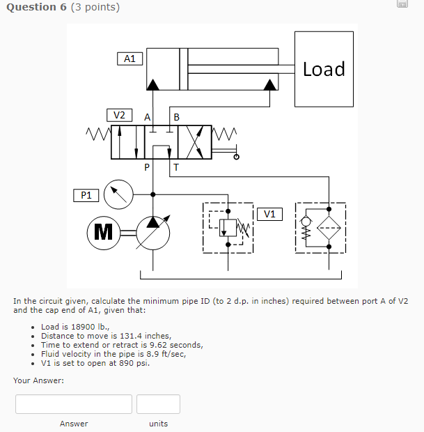 Question 6 (3 points) A1 V2 A P1 V1 In the circuit | Chegg.com