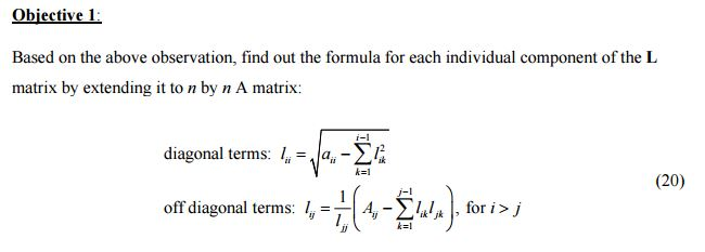 Solved Solve using Cholesky decomposition method for | Chegg.com