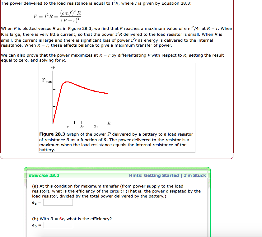 Solved Example 28.2 Matching The Load Problem Show That The | Chegg.com