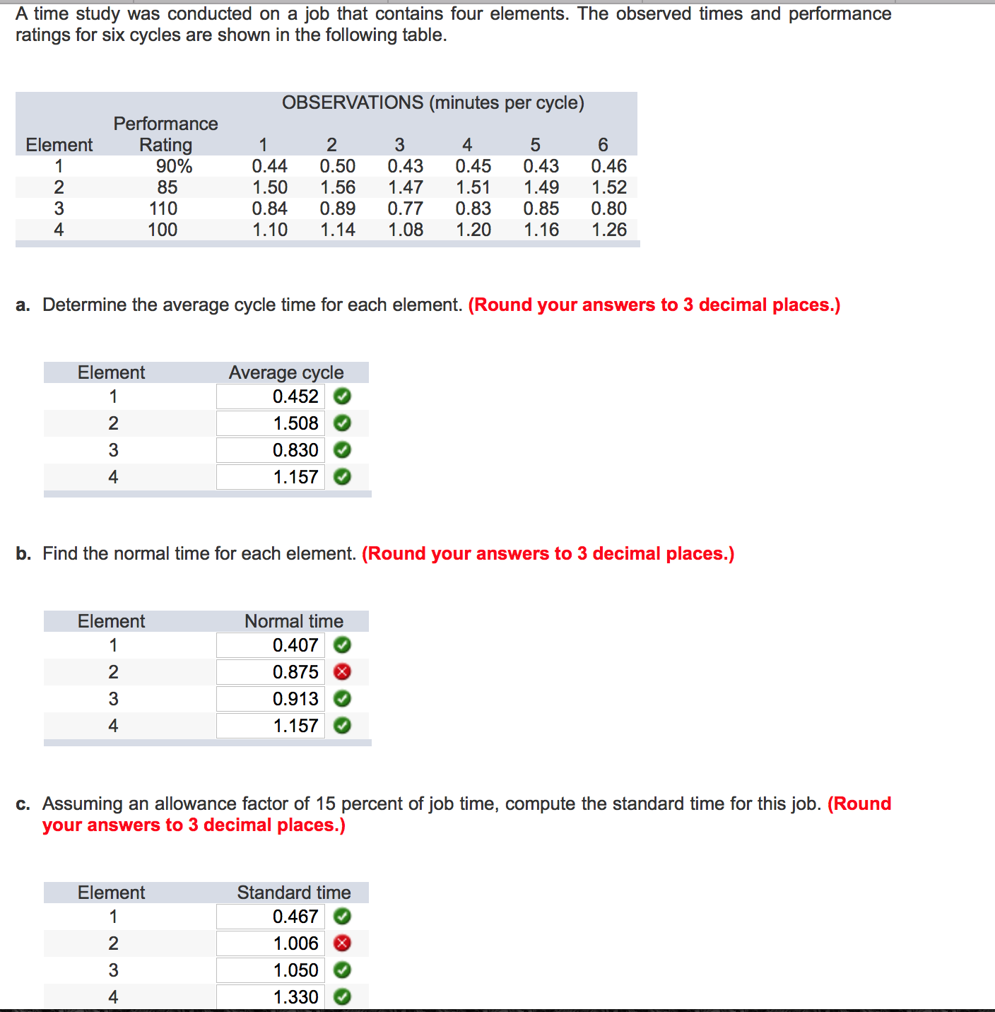 solved-a-time-study-was-conducted-on-a-job-that-contains-chegg