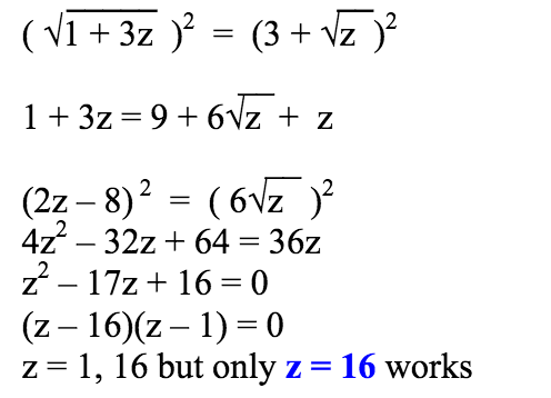WHAT IS THE SQUARE ROOT OF Z intelligence overview