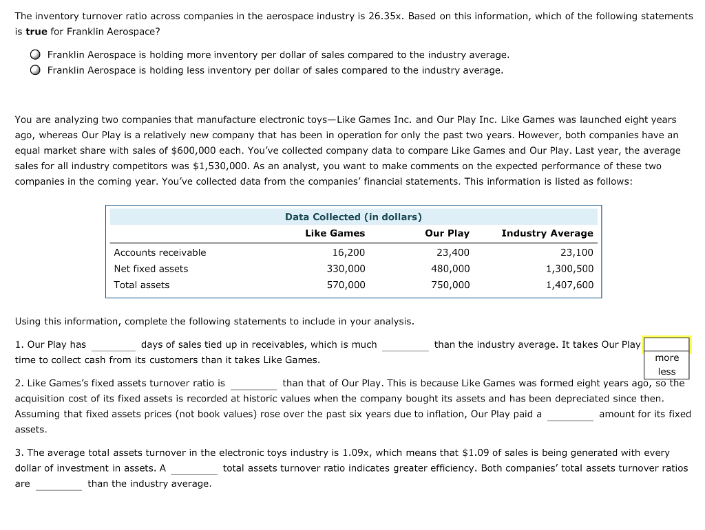 Solved 3. Asset management ratios Aa Aa Asset management