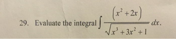 integration of dx upon x square 2 x 3