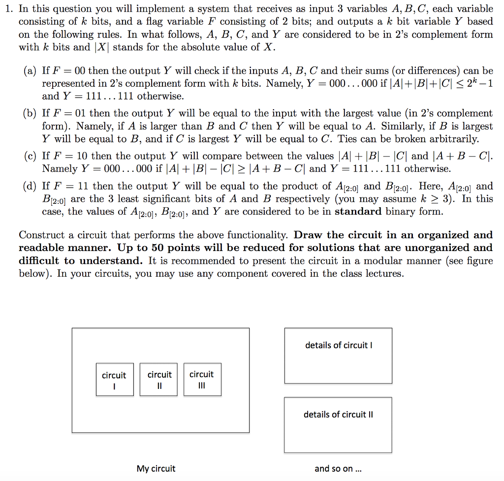 Solved 1. In this question you will implement a system that | Chegg.com